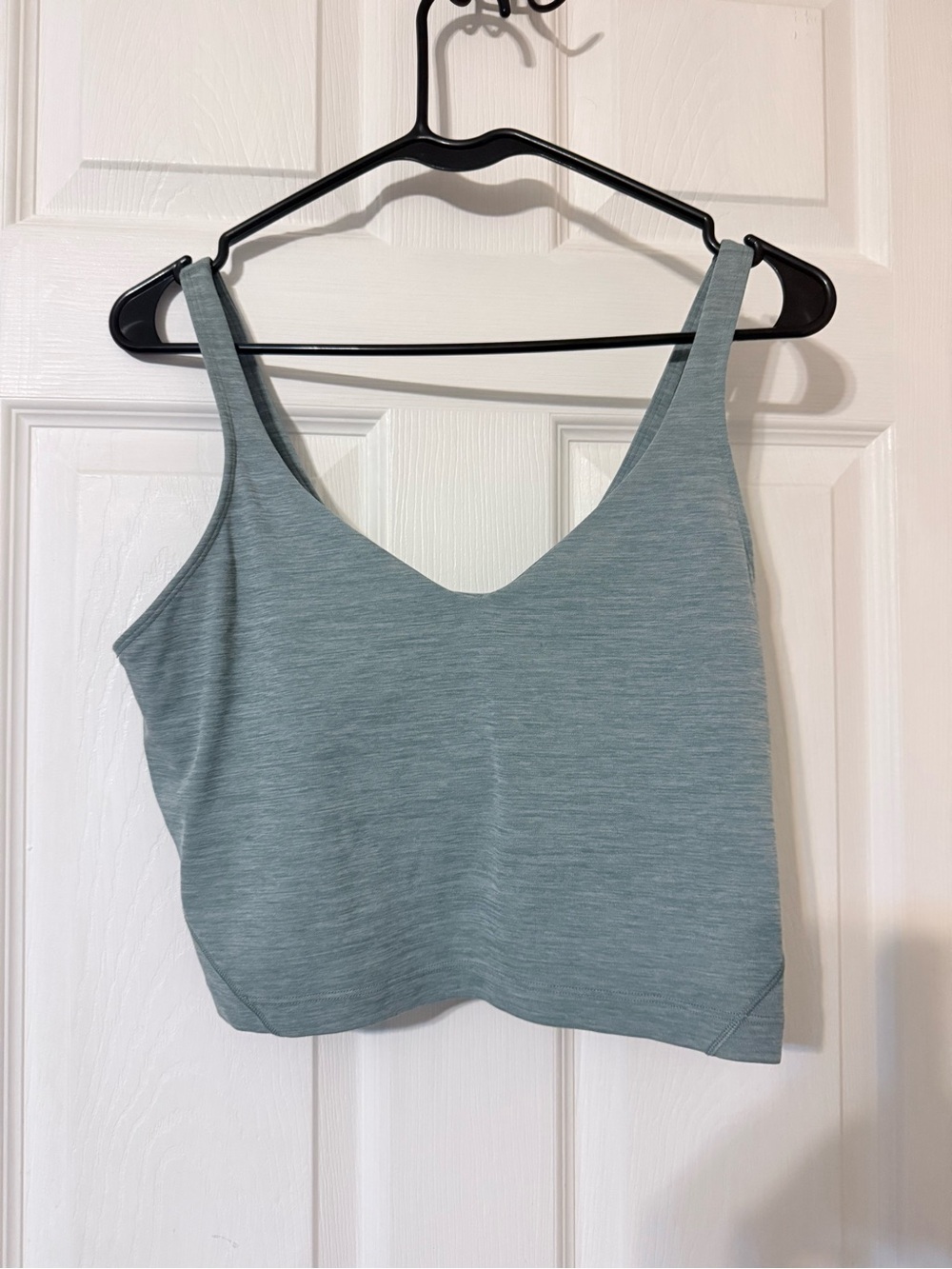 lululemon athletica Light Sage Green V-Neck Crop Tank